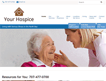 Tablet Screenshot of hospicewebsites.com